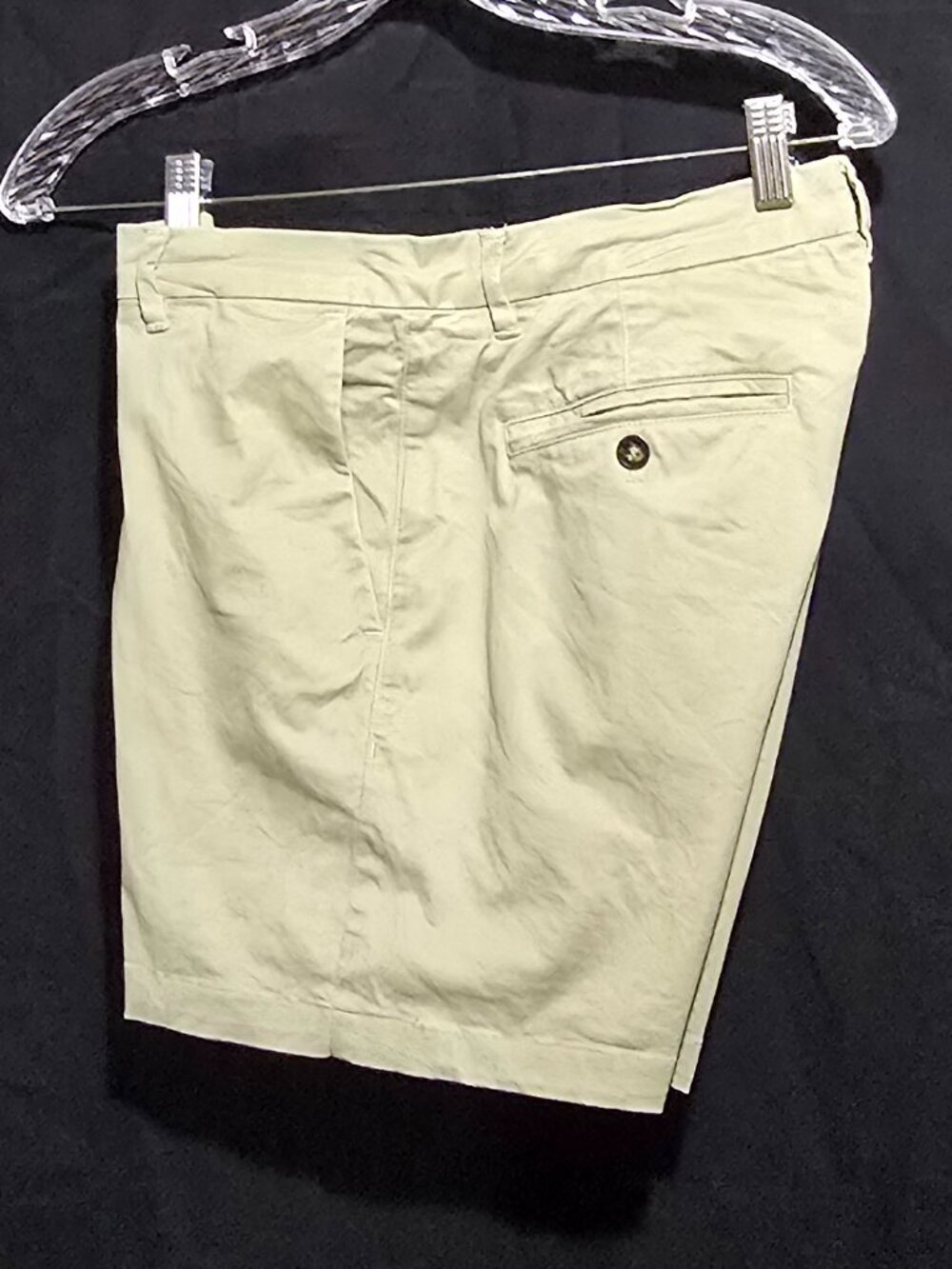Tailored Athlete Men's Chino 5" IS Stretch Shorter Length Shorts - Green Sz 32*